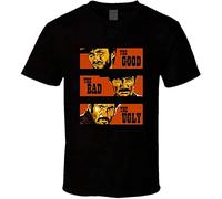 The Good The Bad & The Ugly T Shirt Graphic Tee for Men Size XL Black