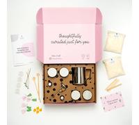 The Good Vibes Project Soy Candle Making Kit for Adults | Beginners Complete DIY Candle Making Starter Kit to Make Your Own 4 Candles | Eco, Vegan, Made in UK | Lavender + Mandarin & Bergamot
