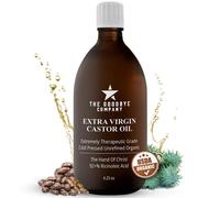The Goodbye Company Extra Virgin Castor Oil - 4.25oz - 100% Pure Castor Oil Cold Pressed Unrefined Hexane-Free - For Healthy Natural Skin Hair Growt