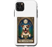 The Goofball Pitbull Tarot Card - Funny Pibble Dog Mom/Dad Case for iPhone 11 Pro Max