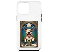 The Goofball Pitbull Tarot Card - Funny Pibble Dog Mom/Dad Case for iPhone 12 Pro Max