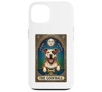The Goofball Pitbull Tarot Card - Funny Pibble Dog Mom/Dad Case for iPhone 13