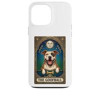 The Goofball Pitbull Tarot Card - Funny Pibble Dog Mom/Dad Case for iPhone 13 Pro Max