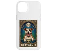 The Goofball Pitbull Tarot Card - Funny Pibble Dog Mom/Dad Case for iPhone 14 Plus