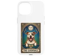 The Goofball Pitbull Tarot Card - Funny Pibble Dog Mom/Dad Case for iPhone 15