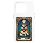 The Goofball Pitbull Tarot Card - Funny Pibble Dog Mom/Dad Case for iPhone 15 Pro