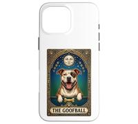 The Goofball Pitbull Tarot Card - Funny Pibble Dog Mom/Dad Case for iPhone 16 Pro Max