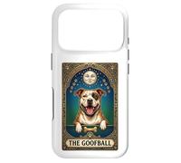 The Goofball Pitbull Tarot Card - Funny Pibble Dog Mom/Dad Case for iPhone 17 Pro