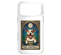 The Goofball Pitbull Tarot Card - Funny Pibble Dog Mom/Dad Case for iPhone 17 Pro Max