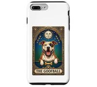 The Goofball Pitbull Tarot Card - Funny Pibble Dog Mom/Dad Case for iPhone 7 Plus/8 Plus