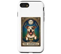 The Goofball Pitbull Tarot Card - Funny Pibble Dog Mom/Dad Case for iPhone SE (2020) / 7/8