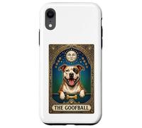 The Goofball Pitbull Tarot Card - Funny Pibble Dog Mom/Dad Case for iPhone XR