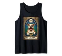 The Goofball Pitbull Tarot Card - Funny Pibble Dog Mom/Dad Tank Top