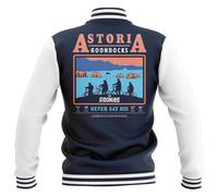 The Goonies Astoria Goondocks Unisex Varsity Jacket - Navy/White - XXL