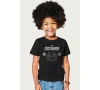 The Goonies Bike Club T-Shirt in Black | Size: 5-6 Years The Goonies Black 5-6 Years