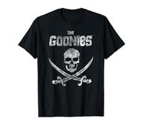 The Goonies Flag on Black T-Shirt
