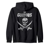 The Goonies Flag on Black Zip Hoodie