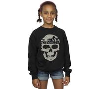 The Goonies Girl's Map Skull Sweatshirt in Black | Size: 5-6 Years The Goonies Black 5-6 Years
