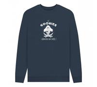 The Goonies Men's Never Say Die Pirate Sweatshirt in Navy | Size: Small The Goonies Navy S