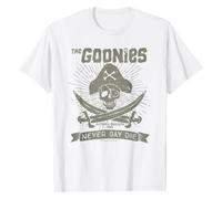 The Goonies Men's Never Say Die T-Shirt in White | Size: Large The Goonies White L