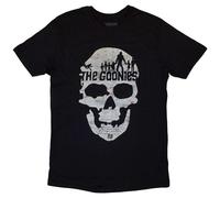 The Goonies Men's Skeleton T-Shirt in Black | Size: XL The Goonies Black XL