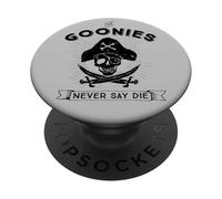 The Goonies Never Say Die Skull Pirate 80s Fun Classic Logo PopSockets Adhesive PopGrip