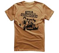 The Goonies Officially Licensed Save The Goondocks Mens T-Shirt (OldGold), Large