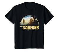 The Goonies Pirate Ship T-Shirt, Youth, Black, Small