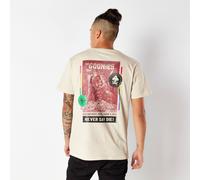 The Goonies Retro Cover Unisex T-Shirt - White Vintage Wash - L