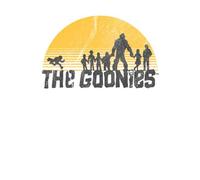 The Goonies Retro Logo Unisex T-Shirt - White / Black Ringer - XXL