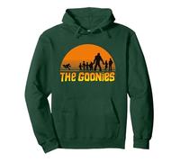 The Goonies Sunset Group Pullover Hoodie, Adult Unisex, Dark Green, Large