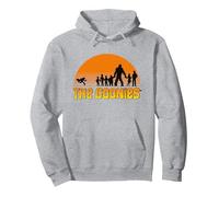 The Goonies Sunset Group Pullover Hoodie, Adult Unisex, Heather Grey, Small