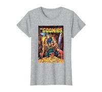 The Goonies Treasure Scene T-Shirt, Women, Heather Grey, Medium