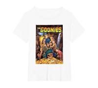 The Goonies Treasure Scene T-Shirt, Women's Plus, White, 6X