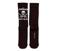 The Goonies Women's Never Say Die Crew Socks in Black | Size: 4-8 The Goonies Black 4-8