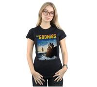 The Goonies Women's Ship Poster Cotton T-Shirt in Black | Size: Medium The Goonies Black M