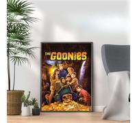 The Goonies1, 80s Movie Print Vintage Nostalgic Film Poster, A4 and A3 Size Frame Options, Great Home, Pub, Café, Bar Decoration Wall Art Print, House gift for movie lovers (A4 Print Only)