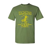 The Goozler - Vamonos PEST - Mens Cotton T-Shirt, Military, L