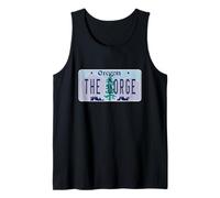 The Gorge Oregon OR Columbia River License Plate Tank Top