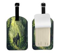 The Gorilla Crossing High Grade Stylish for SuitcasesTags Travel Luggage Tags with Personalized Card and Privacy Cover