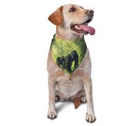 The gorilla crossing Stylish Pet Scarf for Dogs | The Gorilla Crossing Adjustable Soft Pet Scarf With Snap Button; Prevents Messes, Easy To Clean.