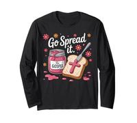 The Gospel Go Spread It Christian Floral Long Sleeve T-Shirt