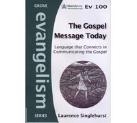 The Gospel Message Today: Language that connects in communicating the Gospel