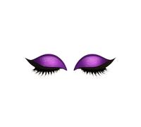 The Gospel of the Handicapped Party,Lazy Eye Shadow Eyelash Paste Integrated Forming Paintless Eye Shadow Novice Eye Makeup Artifact(Purple,10pcs)