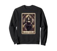 the Goth mommy tarot card gothic mama emo punk mother's day Sweatshirt