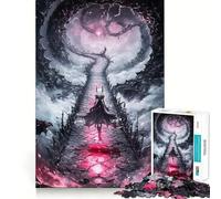 The Gothic Demon Walk Teenagers Puzzles 1000 Piece Jigsaws Boost Recall Relax Time Accurate Edge Amazing Present (38x52cm)