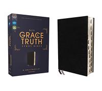 The Grace and Truth Study Bible: New International Version, Black, European Bonded Leather, Comfort Print, Red Letter