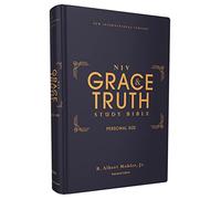Niv, the Grace and Truth Study Bible (Trustworthy and Practical Insights), Personal Size, Hardcover, Red Letter, Comfort Print