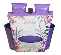The Grace Cole Gifting Collection 4-Piece Tub - Lavender & Honeysuckle - Foam Bath Body Wash & Cream