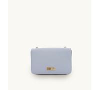 The Grace Leather Bag Apatchy London Pale Blue One Size